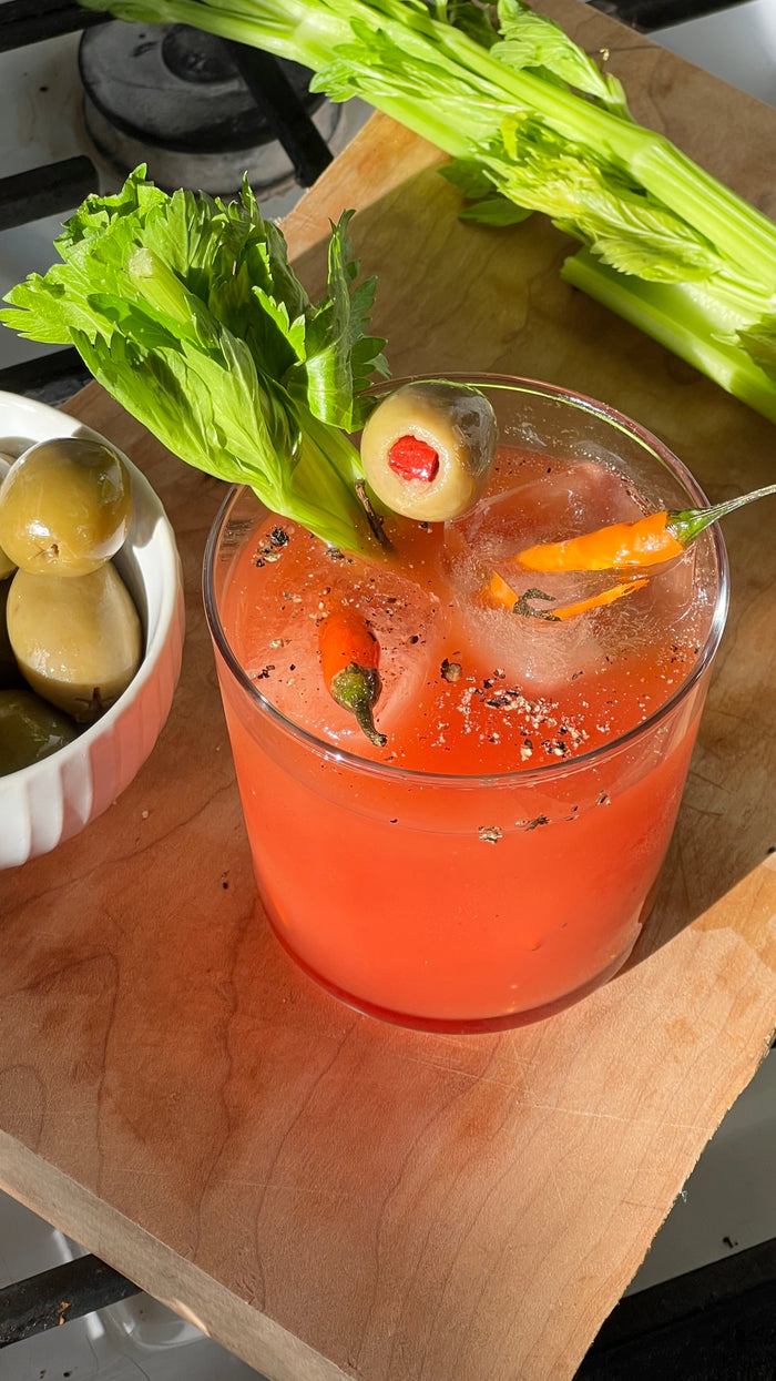 Chili Ice Fire Cider Bloody Mary