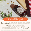 Stress Savior Benefits Graphic with mood and relaxation benefits